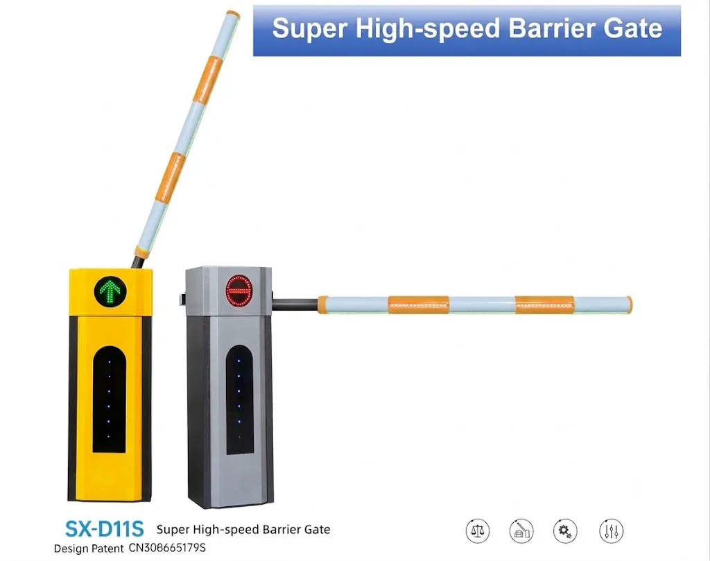 High-speed automatic barrier gate D115 servo motor for parking entrance