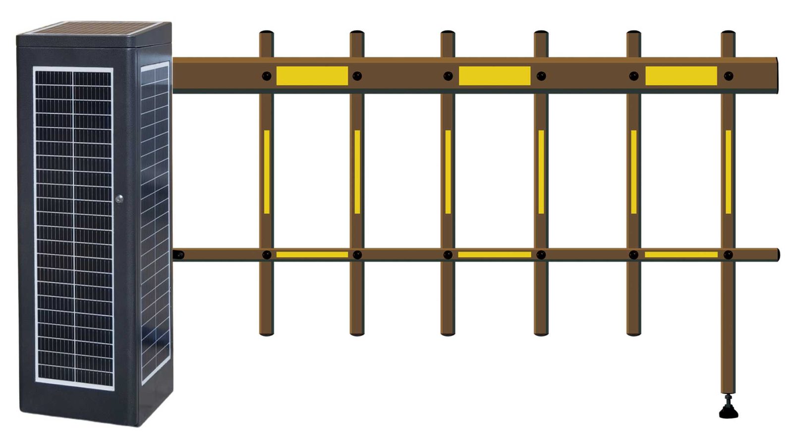 Solar-Powered Barrier Gate Install