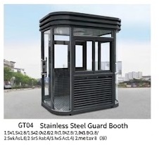 GT04 Stainless Steel Guard Booth